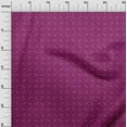 thumbnail image 3 of oneOone Viscose Chiffon Dark Magenta Fabric Retro Saw Fabric For Sewing Printed Craft Fabric By The Yard 42 Inch Wide, 3 of 5