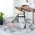 thumbnail image 2 of SAFAVIEH Porcello Karenza Geometric Area Rug, Ivory/Pink, 5'3" x 7'6", 2 of 6