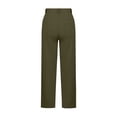 thumbnail image 5 of Women Pants Wide Straight Leg Baggy Pants Capris Pants Womens Pants Casual Soft Pants Slacks for Women, 5 of 6