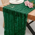 thumbnail image 4 of Cheese Cloths Table Runner Boho Table Cloth Decorations For Party Wedding And Farmhouse Fabric Room Tablecloths for Rectangle Tables 60 X 120 Washable Dark Tablecloth Display Tablecloth Fitted Dining, 4 of 5