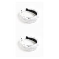 thumbnail image 2 of Guardurnaity Trenza Velour Diadema Aro de pelo ancho Banda para la cabeza de invierno Deportes Boda Blanco 2Conjunto, 2 of 6
