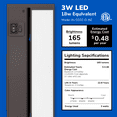 thumbnail image 3 of Inlight 9'' Swivel LED Under Cabinet Lights, 2700K/4000K/5000K, Bronze Finish, IN-0202-0-BZ, 3 of 12