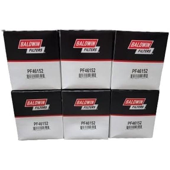 Baldwin PF46152 Fuel Filter Replaces OE 68436631AA (Pack of 6)