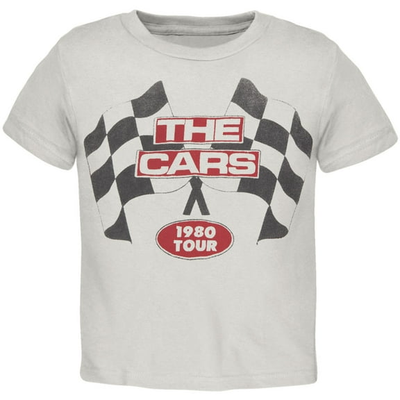 The Cars Girls Racing Flags 1980 Tour Premium Short Sleeve T Shirt