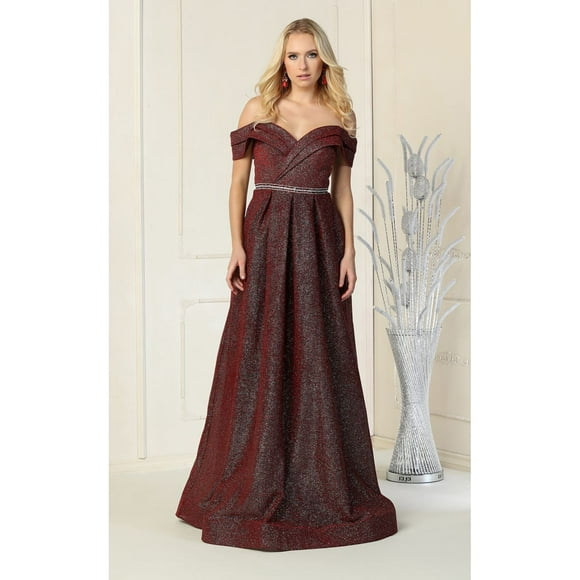 Red Carpet Glitter Formal Dress