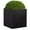 Black-21Lx21Wx24H, variant on Wallowa Metallic Cube Planter 17Lx17Wx20H inches, Large Outdoor Square Planter 24lbs Black