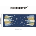 thumbnail image 6 of Christmas Table Runner 13x36 Inch, Xmas Trees Snowflakes Holiday Decorative Farmhouse Table Decoration for Kitchen Dinning, Indoor Outdoor Dinner Party Decor (Blue) GT151-36, 6 of 6