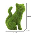 thumbnail image 3 of MERILER Green Courtyard Decoration - Outdoor Simulation Flocking Pussy Ornament for Farmstead, Patio, Living Room, and Bedroom, 3 of 8