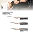 thumbnail image 3 of 3pcs  Tail Brush Combs Increase Hair Volume Hair Styling Brush Pointed Tail Soft Nylon Portable Size Teasing Brush With  Tail For Hair Parting Styling, 3 of 8