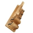 thumbnail image 4 of Guitars Wall Mount Bracket Punch Free Guitar Holder with Hook Board Wooden Shelf, 4 of 8