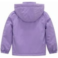 thumbnail image 2 of KVE Girl's Waterproof Ski Jacket Warm Fleece Winter Jacket Windproof Hooded Snow Coat Purple 8, 2 of 8