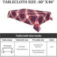 thumbnail image 5 of American 4th of July Tablecloth Rectangle 60 Inch x 84 Inch Independence Day Table Cloth Patriotic Star Memorial Day Tablecover Waterproof Table Cloth for Kitchen/Home Decoration, 5 of 7