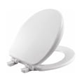 thumbnail image 5 of Mayfair Slow Close Round White Enameled Wood Toilet Seat, 5 of 5