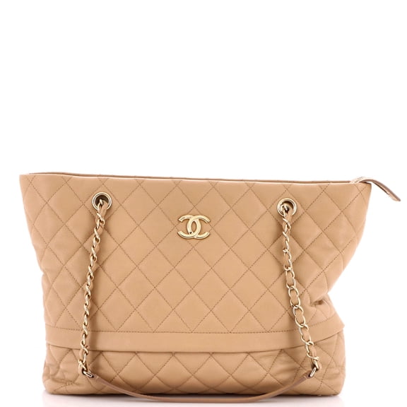 Pre-Owned Rolled Up Tote Quilted Caviar By Rebag