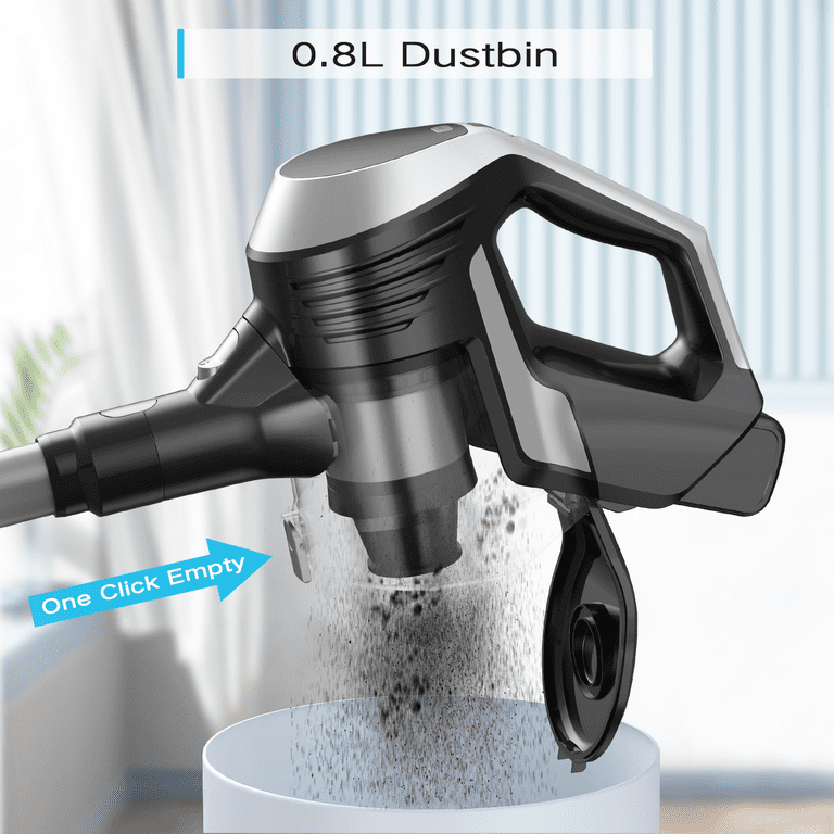 MOOSOO YC1 Cordless Stick Vacuum Cleaner with Smart Digital