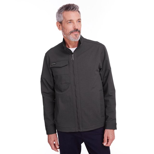 Dri Duck B01067096 Ace Woven Stretch Soft Shell Jacket, Charcoal - Extra Large