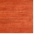 thumbnail image 4 of Rugsotic Carpets Handmade Rugs Hand Knotted Loom Rectangle 4'x6' Orange Red Wool for Indoor Use, 4 of 5