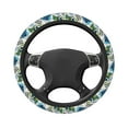 thumbnail image 3 of Daiia Game All Day Steering Wheel Cover Auto Steering Wheel Covers Breathable Anti-Slip Steering Wheels Car Interior Decor Accessories for Men Women Universal 15 Inch, 3 of 8
