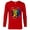 New Red, variant on Marvel Avengers Christmas Family Trip Merry & Bright Brother - Long Sleeve T-Shirt for Men - Customized-White