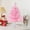 18 inch, variant on 24Inch Artificial Christmas Tree Pink Mini Tabletop Christmas Pine Tree with Plastic Stand Small Xmas Tree for Indoor Outdoor Holiday Home Decoration
