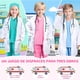thumbnail image 3 of Disfraz De Doctor Personaje Infantil,Disfraz De Doctor Lab Cosplay Con Accesorio,Adecuado Para Cumpleaños,Fiestas,Navidad,Disfraces De Halloween,Regalos Para Niños Y Niñas.(Rosa-130cm), 3 of 3