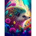thumbnail image 1 of KINZON 30x40cm enfant adulte 5D DIY ensemble de peinture d'art de diamant - hrisson mignon 1 #, artisanat de broderie de diamant complet, ensemble de-, 1 of 5