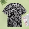 thumbnail image 4 of Leopard Print Pattern T Shirts Basic T-Shirt Short Sleeve Ladies Tee Shirt Summer Graphic Clothing, 4 of 6
