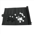 thumbnail image 5 of 2X Juegos de Backgammon Enrollables Juego de Mesa de Viaje Portátil para Adultos y Niños Tablero de Ajedrez Clásico Plegable de PU Enrollable, 5 of 5