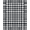 Black And White, Pattern 3, variant on ODIKA Gingham Door Balanced Grid Intersection Rectangular Welcome Composition Non-Slip Low Profile for Hallway, Study Room, Playroom