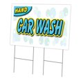 thumbnail image 1 of SignMission C-2436 Hand Car Wash 24 x 36 in. Yard Sign & Stake - Hand Car Wash, 1 of 1