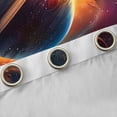thumbnail image 4 of Homewish Universe Galaxy Curtains Pack of 2 (42x84 Each) for Boys Girls,Cosmos Planet Curtains Blackout,Psychedelic Starry Sky Bedroom Curtains,Luxury Bedroom Decor, 4 of 6