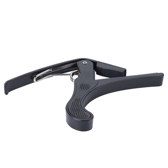 Luxshiny Capo De Metal Para Guitarra Eléctrica En Color Negro Ligero Y Fácil De Ajustar