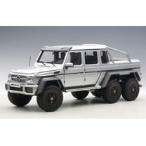 Mercedes G63 AMG 6X6 Silver 1/18 Model Car by Autoart
