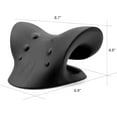 thumbnail image 6 of Neck and Shoulder Relaxer, Cervical Traction Device for TMJ Pain Relief and Cervical Spine Alignment, Chiropractic Pillow, Neck Stretcher (Black), 6 of 13