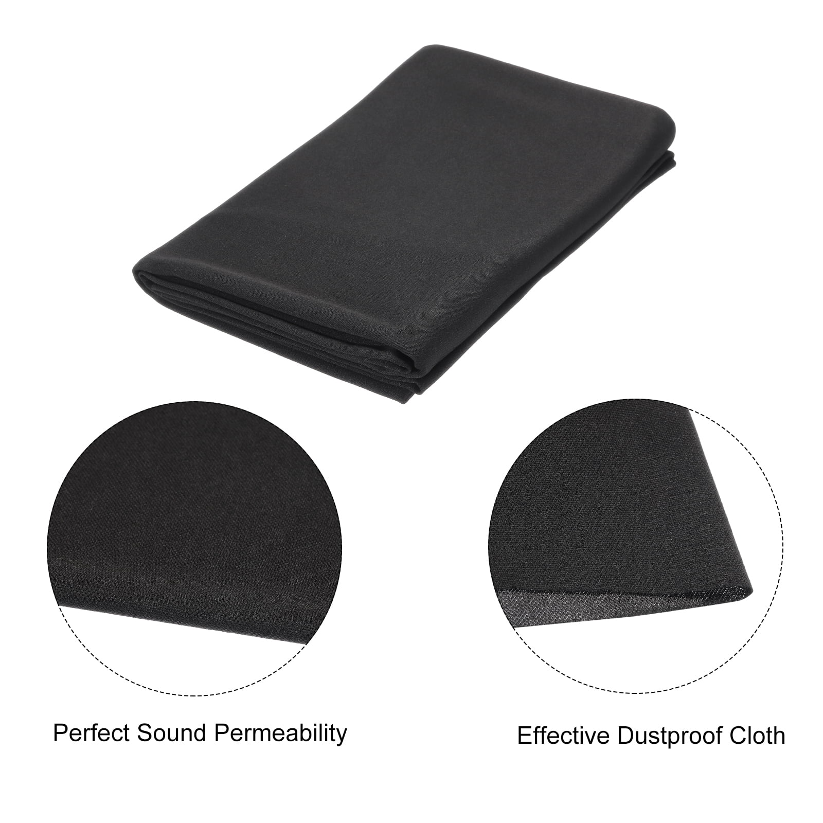 Speaker Grill Cloth Fabric - Dark Blue Dustproof Mesh For Home Speaker Repair & DIY Projects (39x63 Inches)