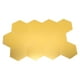 thumbnail image 1 of 12 pegatinas de pared con espejo, forma hexagonal dorada, espejo acrílico grande, calcomanía de pared para cocina, baño, dormitorio, sala de estar, dorado, XL: 15cm, 1 of 5