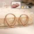 thumbnail image 2 of 16G Septum Rings Teardrop - 316L Surgical Steel Nose Rings Hoops Teardrop Seamless Hinged Cartilage Earrings for Women Conch Daith Piercing Jewelry Helix Rook Lip Gold/Silver/Black/RoseGold, 2 of 12