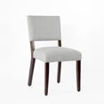 thumbnail image 6 of HomePop Open Back Dining Chair with Nailhead Trim, Set of 2, Gray, 6 of 12