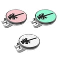thumbnail image 4 of PINKTEE Golf Ball Marker with Hat Clip Sets Golf Gift for Women Golfer Golf Accessories(Total 3 Pcs), 4 of 6