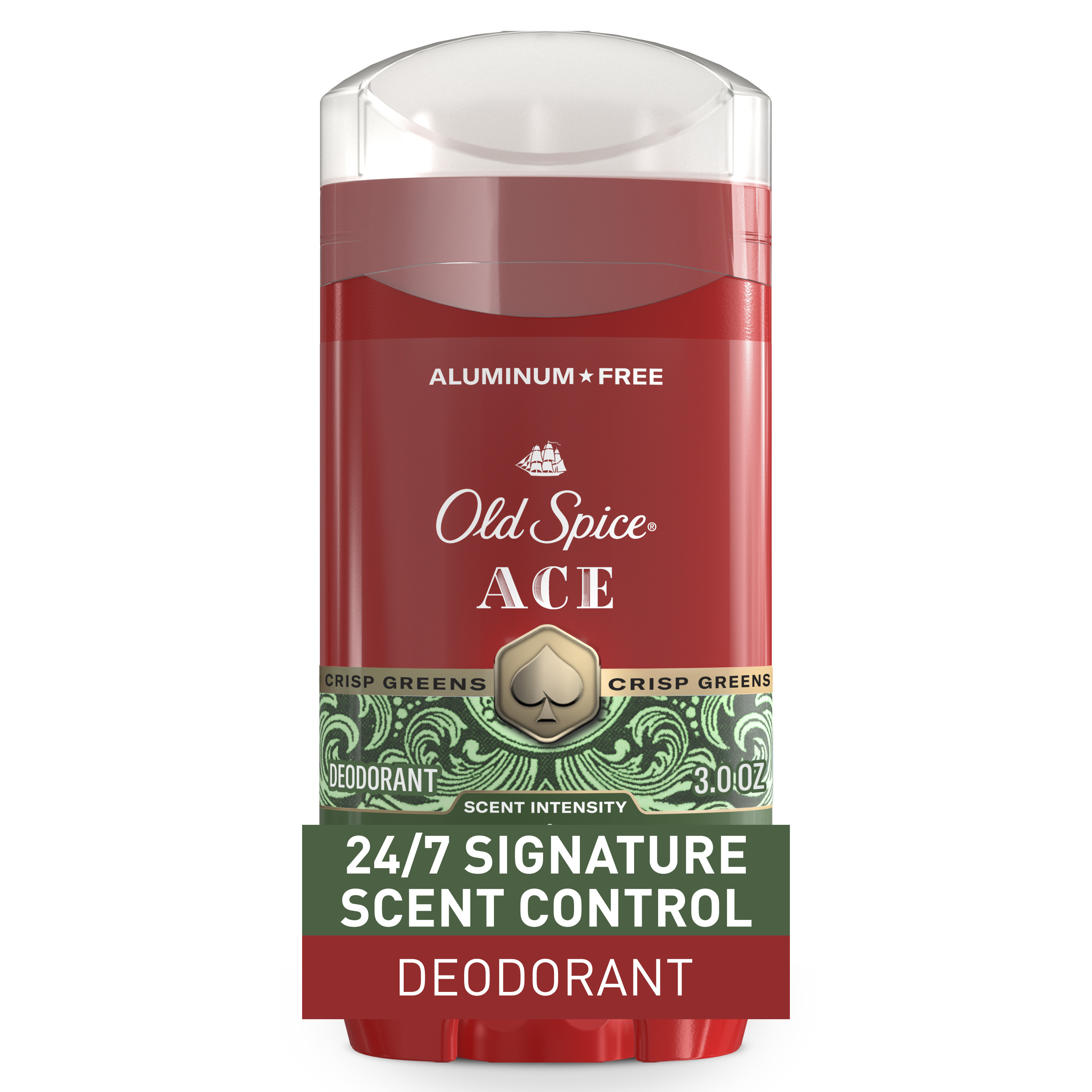 Old Spice Deodorant, Red Collection, Ace Scent, 3 oz