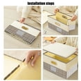 thumbnail image 3 of WRKEKC Clearance Large Cotton-Linen Storage Box - Foldable Fabric Organizer for Clothes, Toys & Home Essentials, Multi-Size Home Decor Storage Solution, 3 of 6