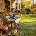 thumbnail image 4 of Tepsmf Halloween Themed Metal Courtyard Porch Decoration Ornament 11.8 IN Iron Garden Stake for Outdoor Yard Spooky Decor, 4 of 7