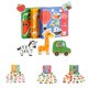 thumbnail image 3 of Grandes tarjetas de rompecabezas 3D de madera de dibujos animados de frutas y verduras de tráfico de bebé de aprendizaje educativo Jigsaw Toys Advancent WJ4004-01B, 3 of 7