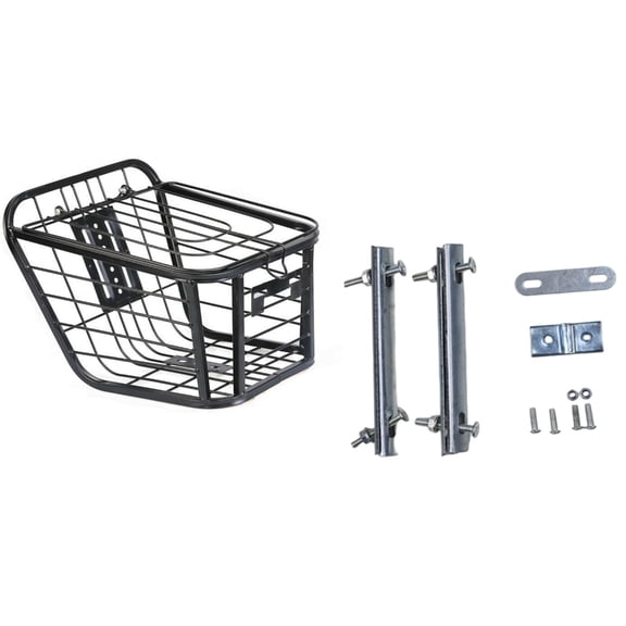 AOOOWER Rear Basket for Bicycles and Electric Bike with Large Capacity & Rusts Resistant