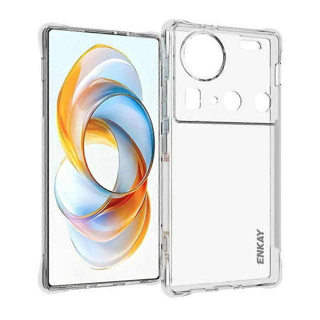 For ZTE nubia Z70 Ultra Clear Phone Case ENKAY HAT PRINCE Shockproof Anti-slip TPU Cover - Transpare