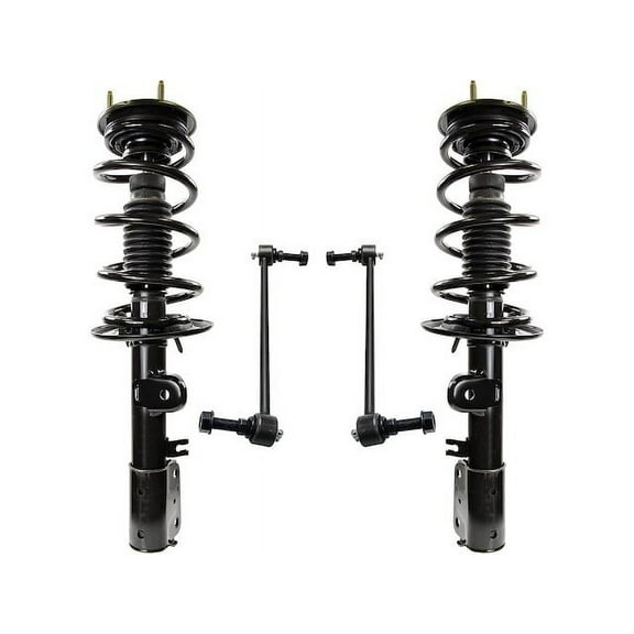 Front and Rear Strut Assembly and Sway Bar Link Kit - Compatible with 2013 - 2018 Ford Explorer 3.5L V6 2014 2015 2016 2017