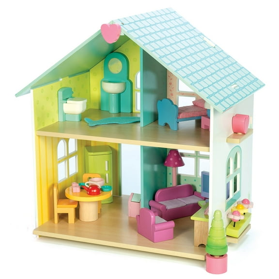 Le Toy Van Evergreen House Painted Wooden Toys Daisy Lane Doll House