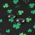 thumbnail image 5 of WIRESTER Unisex Fashionable 3-pocket Half Waist Apron Chef Catering Cooking Baking Kitchen Adjustable 2 Long Strings - Shamrock Clover Leaves, 5 of 6