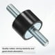 thumbnail image 2 of Uxcell 4-Pack Montajes de Caucho con Pernos Dobles M5 x 12mm D15mmxH10mm, 2 of 7