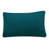 Hotel Style 600 Thread Count 100%  Cotton Pillowcases, King, Striped Teal, Set of 2